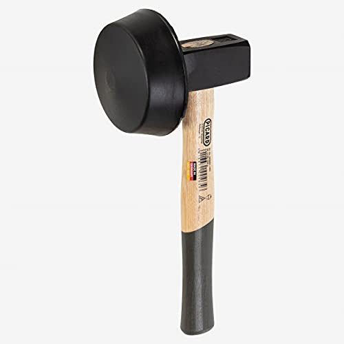 Picard 0006891-1500 Marteau de paveur 1500 g avec face en caoutchouc