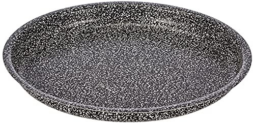 Home Stone Stampo Pizza Tondo, Antiaderente, Pietra, Antracite, 24 cm