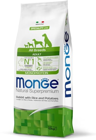 Monge Adult Coniglio, Riso e Patate 12kg all Breeds
