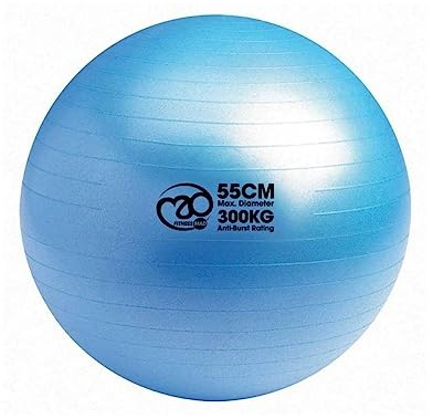 Fitness Mad Anti Burst Schweizer Ball, 300kg Belastung Getestet Yoga Ball, 55cm 65cm 75cm Gymnastikball für Fitness, Plate, Schwangerschaft & Core Workouts