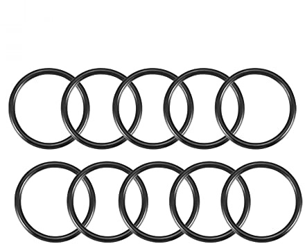 uxcell Nitrile Rubber O-Rings, 38mm OD 32mm ID 3mm Width, Metric Sealing Gasket, Pack of 10