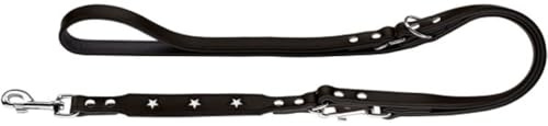 HUNTER Verstellbare Führleine Magic Star 18/200, Schwarz