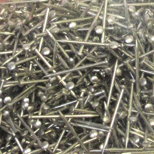 bastelkoerble® Pailletten - Stecknadeln 13 mm - 50gr. siberfarben basteln