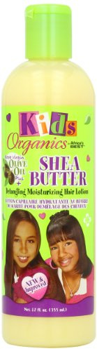 Africa's Best Kids Organic Shea Butter Detangling Moisturizing Hair Lotion, 12 Ounce by Organics Kids