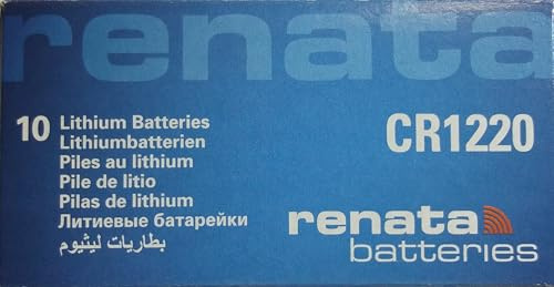 RENATA CR1220 LOT DE 10 PILES AU LITHIUM 3V