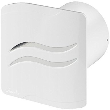 Awenta Badlüfter Wand-Ventilator Ø 100 Kugellager Silent Standard S-Line System+ Weiß (weiß)