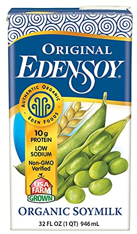 Original EdenSoy, 32 fl oz, Eden Organic Soymilk, Non-GMO, Vegan