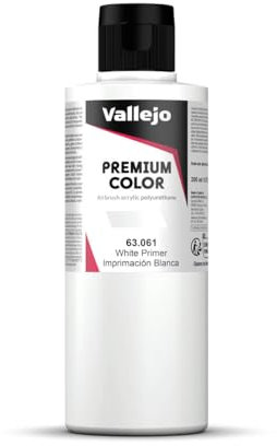 Vallejo 063061 Spiel, Grundierung, Weiß, 200 ml