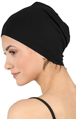Deresina Bonnet de Nuit pour Perte De Chimio ,Noir,Taille unique