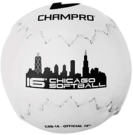 Champro Chicago Softball (Blanc, 40,6 cm)