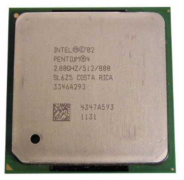 Processeur Intel Pentium 4 2800 MHz 512 KB Cache sl6z5