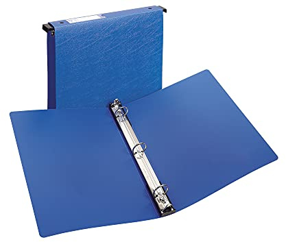Avery Hanging Storage 3 Ring Binder, 1 Round Rings, 1 Blue Binder