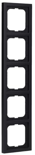 Busch-Jaeger 1725-885K future linear-Abdeckrahmen 5-fach | Rahmen (Kunststoff (lackiert)) Schwarz Matt future linear 2CKA001754A4423