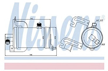 NISSENS Trockner, Klimaanlage 95474