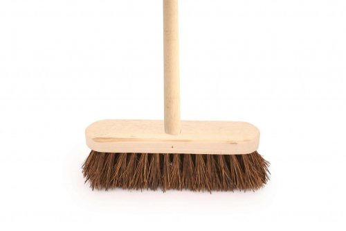 Charles Bentley & Son Sweeping Brush Yard Outdoor Brush Stiff Bassine Material Ideal For Outdoor Use