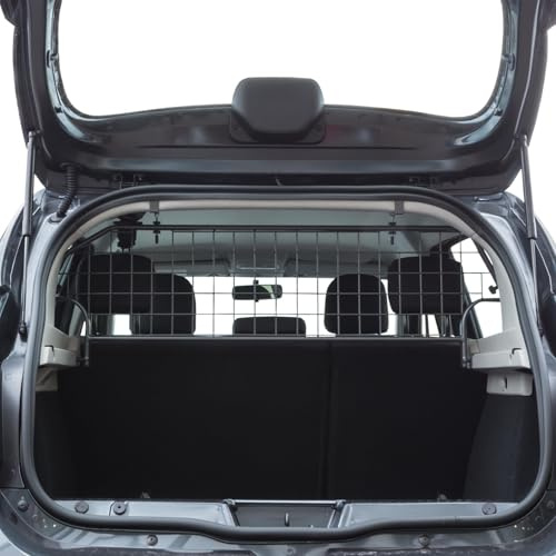 Travall Hundegitter für Dacia Sandero 2012-2020, fahrzeugspezifisches Trenngitter für den Kofferraum aus Stahl, passgenau für sicheren Hundetransport
