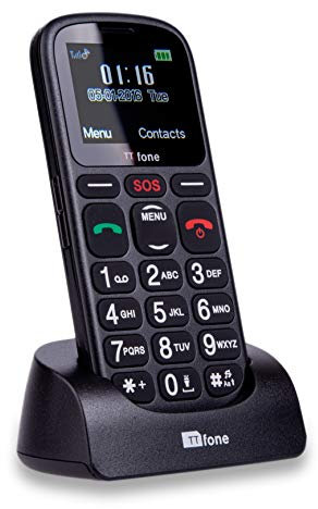 TTfone TT100 Mobiltelefon, Svart, 1.77