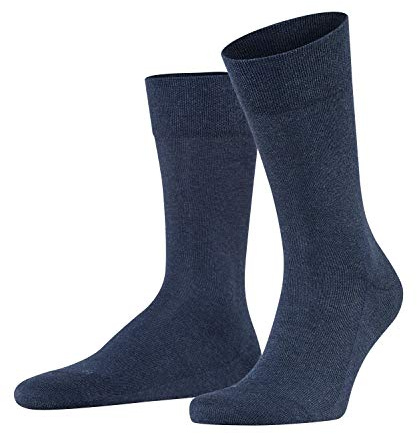 FALKE Sensitive London, Calcetines Hombre, Algodón, Azul (Navyblue M 6490), 43-46 (pack de 1)