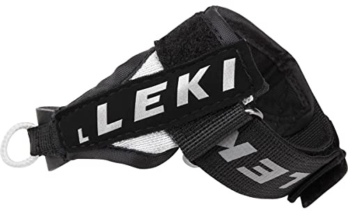 LEKI Trigger 3 Shark Nordic Walking Poles, Unisex, 886330125, Schwar/Silber, S/M/L