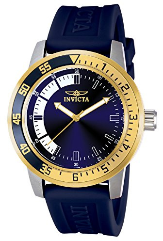 Invicta Men's 12847 Specialty Blue Dial Blue Polyurethane Watch