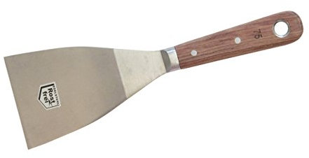Malerspachtel 75mm durchgehend vernietet Edelstahl rostfrei Spachtel Stielspachtel Gipsspachtel Maler Profiqualität Schaber