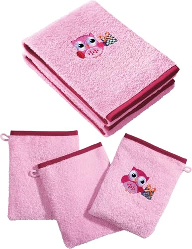 Erwin Müller Kinder-Frottier-Set 5-teilig Walk-Frottier rosa