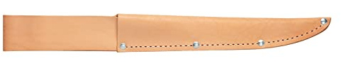 Dexter-Russell Traditional Leather Knife Sheath | 20410 | Fits Blades Up to 9 | Durable Stitched & Riveted Design | Tan Color with Belt Loop | Made in USA