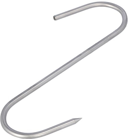 Stubai Gancho para Carne S 180 mm, Acero Inoxidable, Centimeters