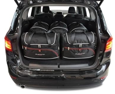 KJUST Kofferraumtaschen 5 stk kompatibel mit BMW 2 GRAN TOURER F46 2015-2021
