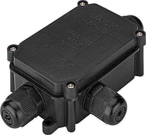 WireThinX IP-66 Schutzbox für Lüsterklemmen PG9 zum sicheren Verbinden von 3 Kabeln
