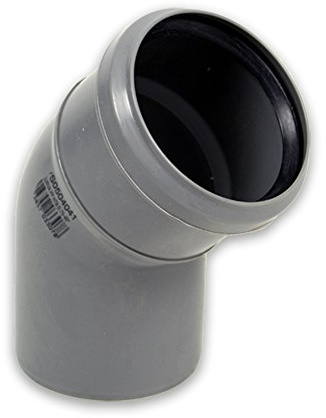 HT-Abflussrohr Bogen DN 110 87°