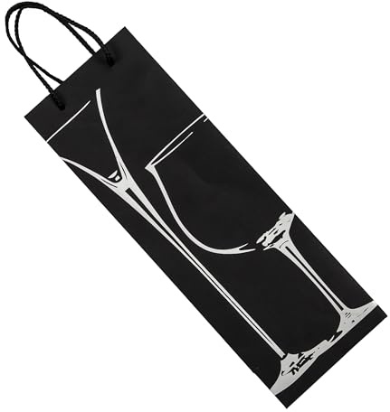 PARTY TIME Sac Cadeau pour Bouteille Toutes Occasions Élégant Multicolore