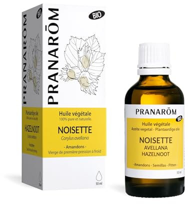 Pranarôm Noisette Bio Huile Végétale, 50 ml