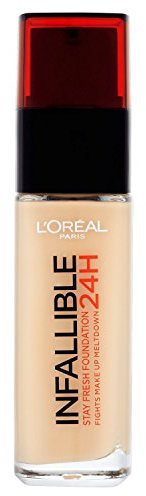 3 x L'Oreal Paris 24H Infallible Stay Fresh Foundation 30ml - 140 Golden Beige
