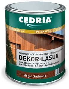CEDRIA DEKOR LASUR NOGAL 750 ML