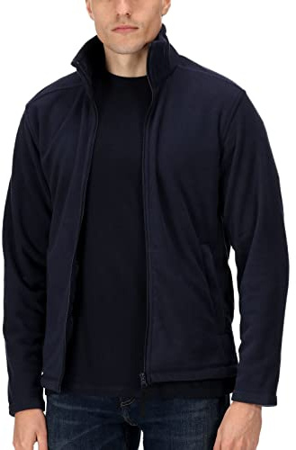 Regatta Men's Micro Full Zip Fleece Jacket, Blue (Dark Navy), XXXX-Large (Manufacturer Size:4XL)