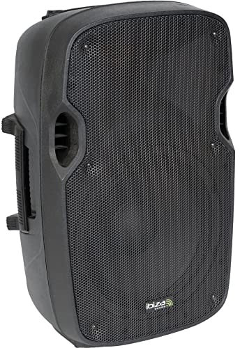 Ibiza - XTK10A - Sistema de Altavoces Activos Plug & Play de 10/25cm con 300W RMS de Potencia - Tweeters de compresión, Sistema Bass Reflex, módulo Amplificador, entradas Line/Micro - Negro