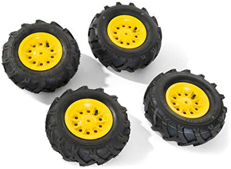 Rolly Toys 409303 - Luftbereifung für Traktor gelbe Felge