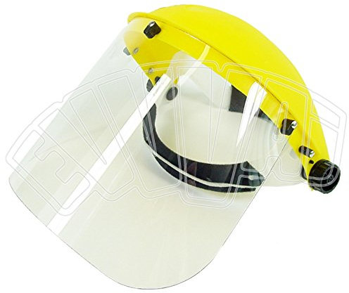 CASCHETTO CON VISIERA CE EN166 PER PROTEZIONE VISO OCCHI LAVORO GIARDINAGGIO