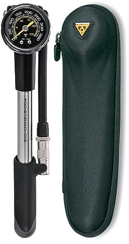 Topeak Handpumpe Pocket Shock DXG Tasche, Schwarz