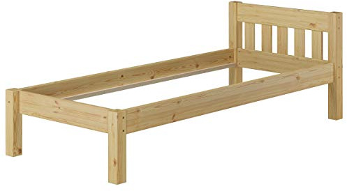 Erst-Holz®Massivholz-Bettgestell mit Sprossen Kiefer 100 x 200