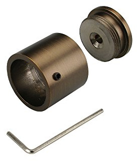 Liedeco Wandlager 25 mm | Bronze | 1 Stück