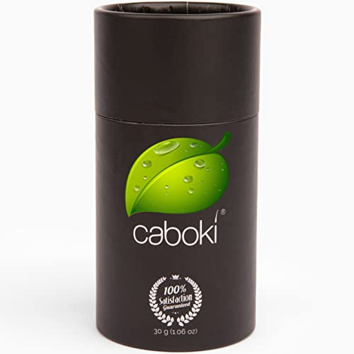 Caboki Hair Fibers for Thinning Hair – Natural Plant-Based Hair Powder for Men & Women – Instantly Thicker Fuller Looking Hair – Clean Ingredients – 30g, 90-Day Supply, Black