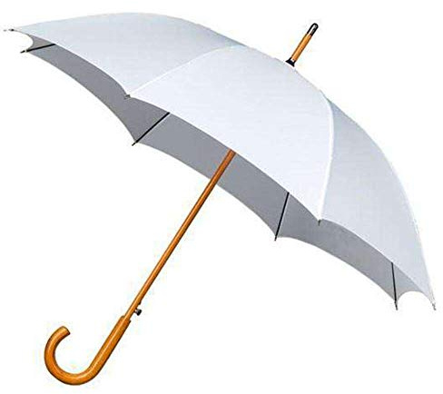 IMPLIVA Falcone Regenschirm, 102 cm, Weiß