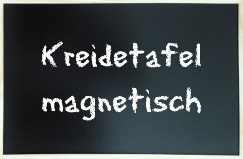 Kreidetafel 80 x 120 cm magnetisch mit Holzrahmen