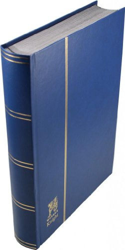 Blue Wessex Knight 32 Page 64 Side Black Page Stamp stockbook