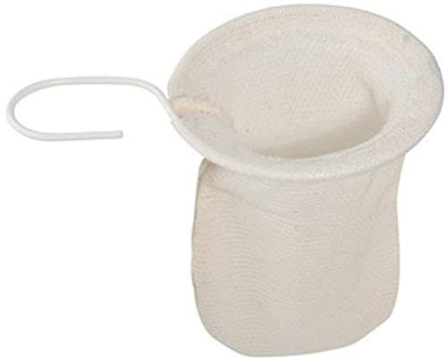 Fackelmann Teenetz für Teeliebhaber – Hochwertiges Baumwollnetz mit verzinntem Weißblechrahmen, 138x90x110mm, Weiß, 2 Jahre Garantie