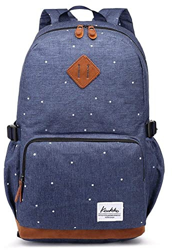 KAUKKO Damen Rucksack Studenten Backpack Laptop College Schulrucksack Reiseeucksack