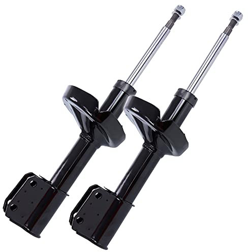 BESTPRICE 2x amortisseurs à gaz avant jambe de suspension bi-tube, compatibles avec RENAULT CLIO II (BB_, CB_), THALIA I (LB_)