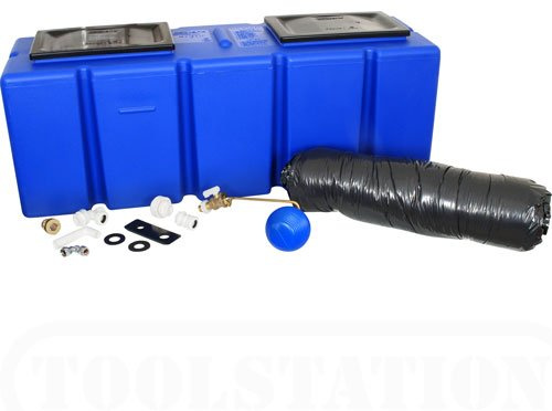 25 Gallon Polytank Blue Water Storage Tank 1190 x 380 x 420mm